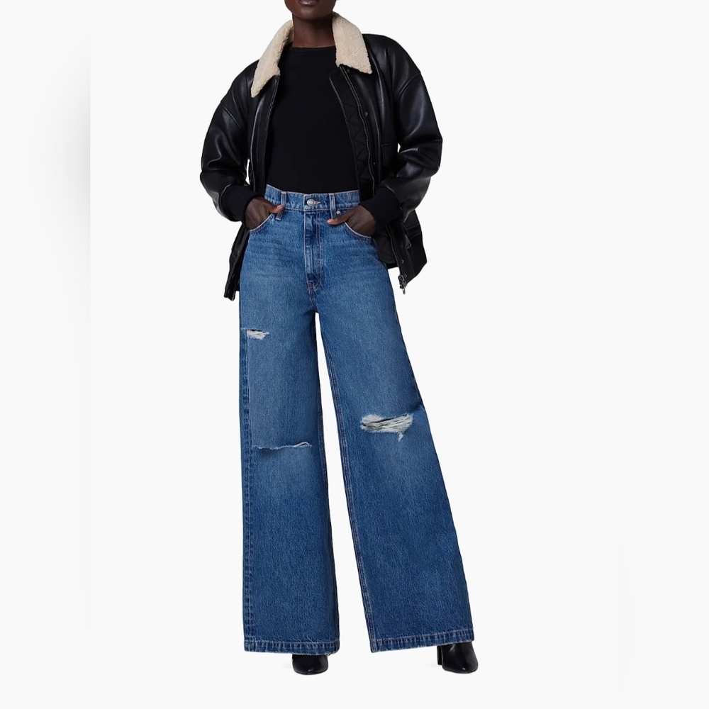 NWT Hudson James High-Rise Wide Leg Legacy Women's Jeans Size 27